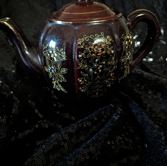 1940s Vintage Japanese Moriage Teapot - Picture 5 of 6